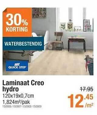 Cevo Laminaat creo hydro aanbieding