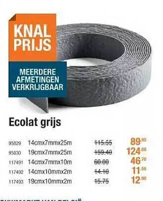 Cevo Ecolat grijs aanbieding