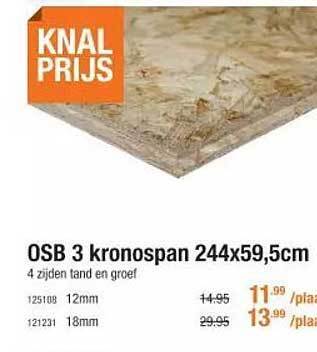 Cevo Osb 3 kronospan aanbieding