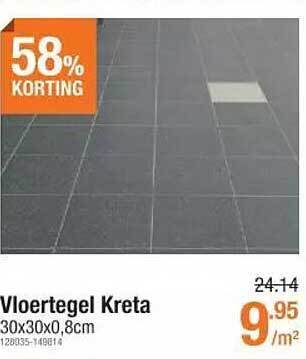 Cevo Vloertegel kreta aanbieding