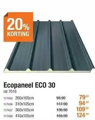 Ecopaneel eco 30