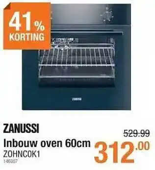 Zanussi inbouw oven