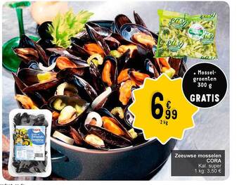Cora Zeeuwse mosselen aanbieding