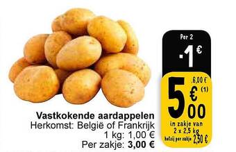 Cora Vastkokende aardappelen aanbieding