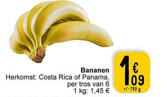 Cora Bananen aanbieding