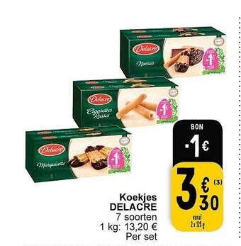 Cora Koekjes delacre aanbieding