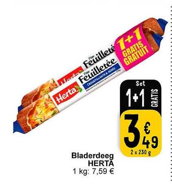 Bladerdeeg herta