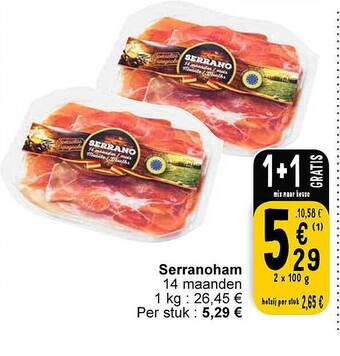 Cora Serranoham aanbieding