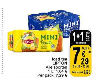 Cora Iced tea lipton aanbieding