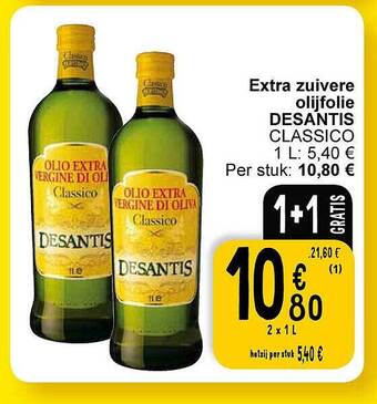 Cora Extra zuivere olijfolie desantis aanbieding