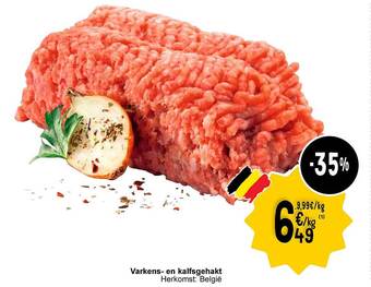Cora Varkens en kalfsgehakt aanbieding