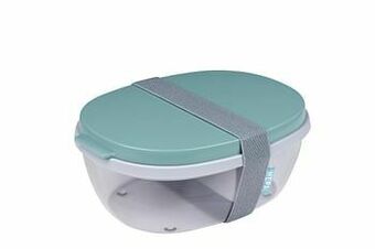 Makro Mepal Saladebox Ellipse 1900 ml nordic green aanbieding