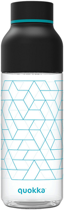 Makro Quokka Drinkfles Ice ’’geo’’ 720 ml zwart/transparant aanbieding