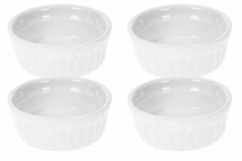 Makro Cosy & Trendy Schaaltje voor crême brulée Ø 7 cm wit 4 stuks aanbieding
