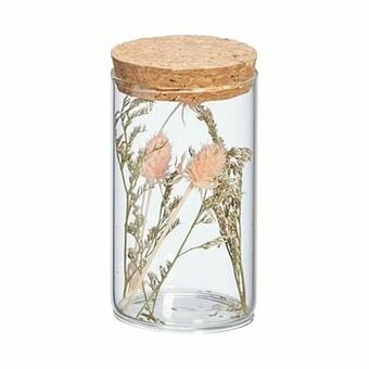 Bloemen In Glas Roze