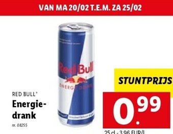 Lidl Energiedrank aanbieding