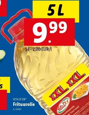 Lidl Frituurolie aanbieding