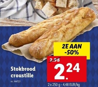 Lidl Stokbrood croustille aanbieding