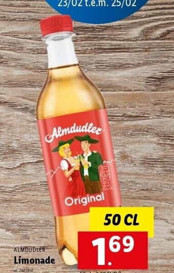 Lidl Limonade aanbieding