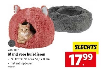 Mand voor huisdieren