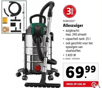 Lidl Alleszuiger aanbieding
