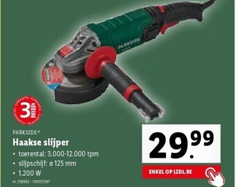 Lidl Haakse slijper aanbieding
