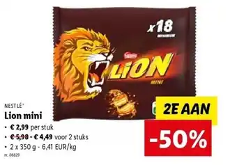 Lidl Lion mini aanbieding