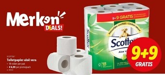 Lidl Toiletpapier aloë vera aanbieding