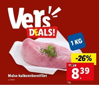 Lidl Malse kalkoenborstfilet aanbieding