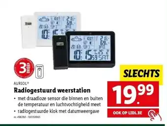 Lidl Radiogestuurd weerstation aanbieding