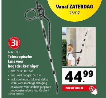 Lidl Telescopische lans voor hogedrukreiniger aanbieding