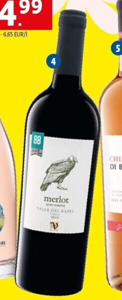 Lidl Chile merlot gran reserva aanbieding