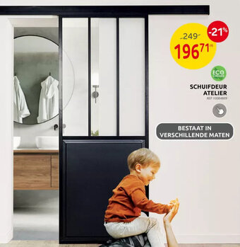 Brico Schuifdeur Atelier aanbieding