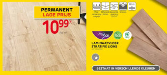 Brico Laminaatvloer Stratifie Lions aanbieding