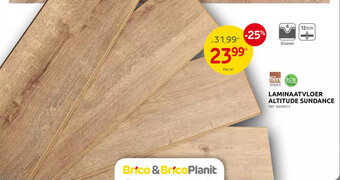 Brico Laminaatvloer Altitude Sundance aanbieding