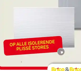 Brico Isolerende plisse stores aanbieding