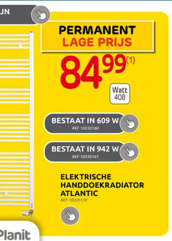 Brico Elektrische handdoekradiator atlantic aanbieding