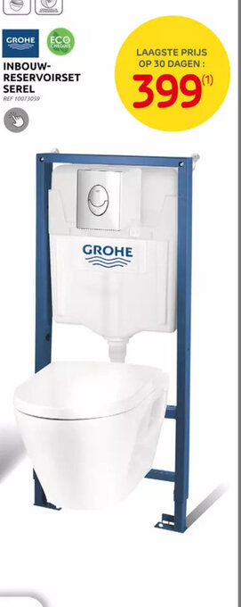 Brico Grohe inbouwreservoirset serel aanbieding