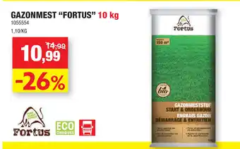 Hubo Gazonmest "fortus" 10 kg 1055554 aanbieding