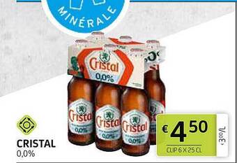 BelBev Cristal 0,0% aanbieding