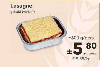 Bon Ap Lasagne aanbieding