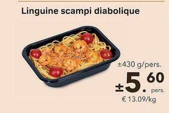 Bon Ap Linguine scampi diabolique aanbieding