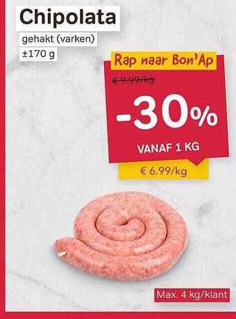 Bon Ap Chipolata aanbieding