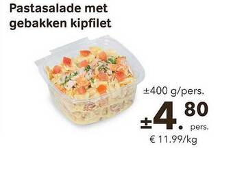 Bon Ap Pastasalade met gebakken kipfilet aanbieding