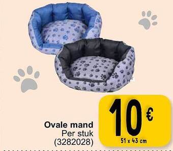 Cora Ovale mand aanbieding