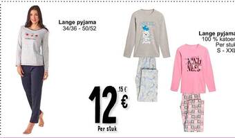 Cora Lange pyjama aanbieding