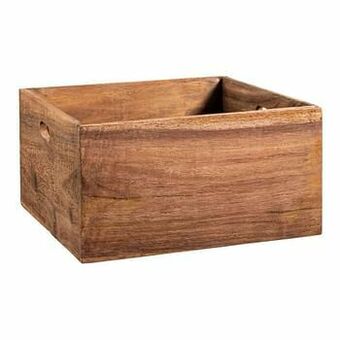 Leen Bakker Krat Ronald L - gerecycleerd hout - 20x38x32 cm - Leen Bakker aanbieding