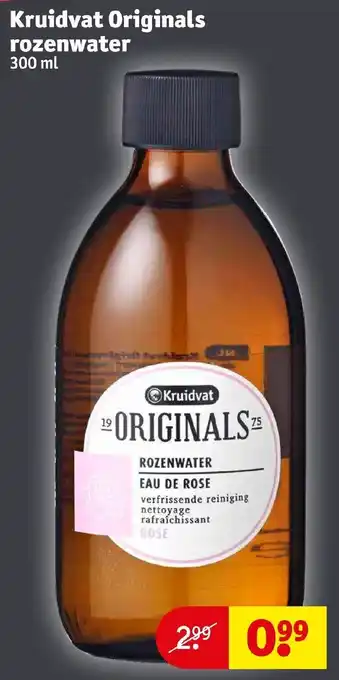 Kruidvat Kruidvat originals rozenwater 300ml aanbieding