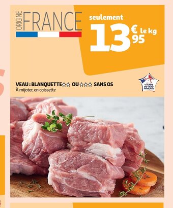 Auchan Blanquette ou sans os aanbieding