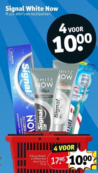 Kruidvat Signal white now 4 aanbieding
